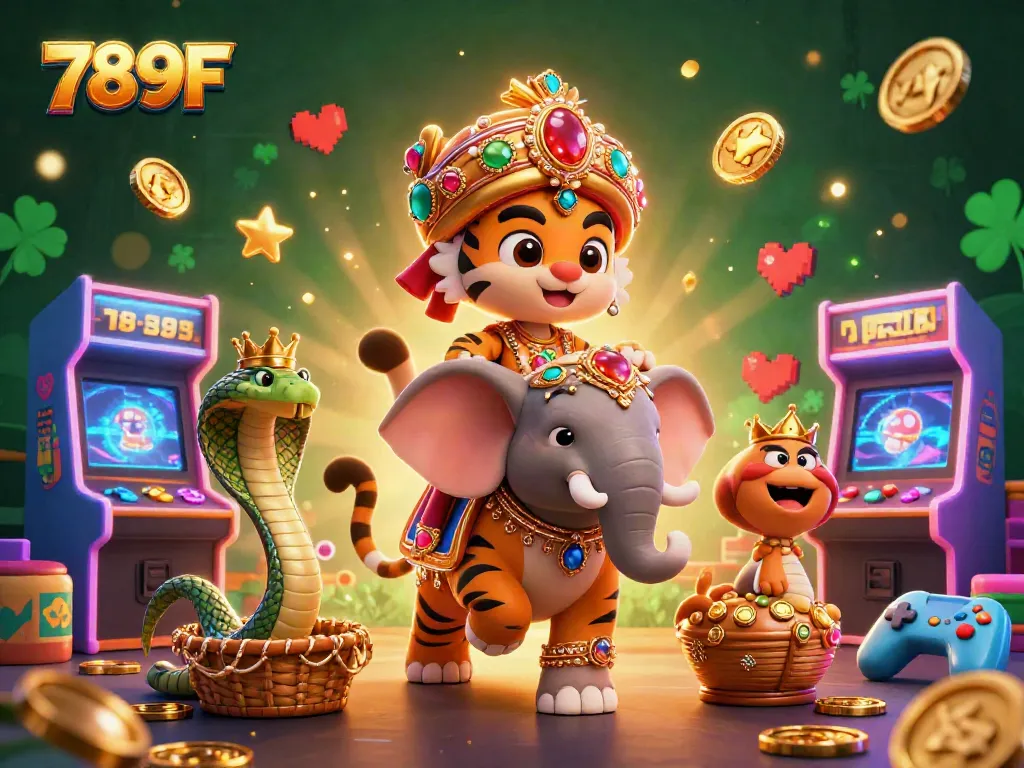 Experience the thrill of 789F casino games with vibrant 3D visuals and engaging characters.