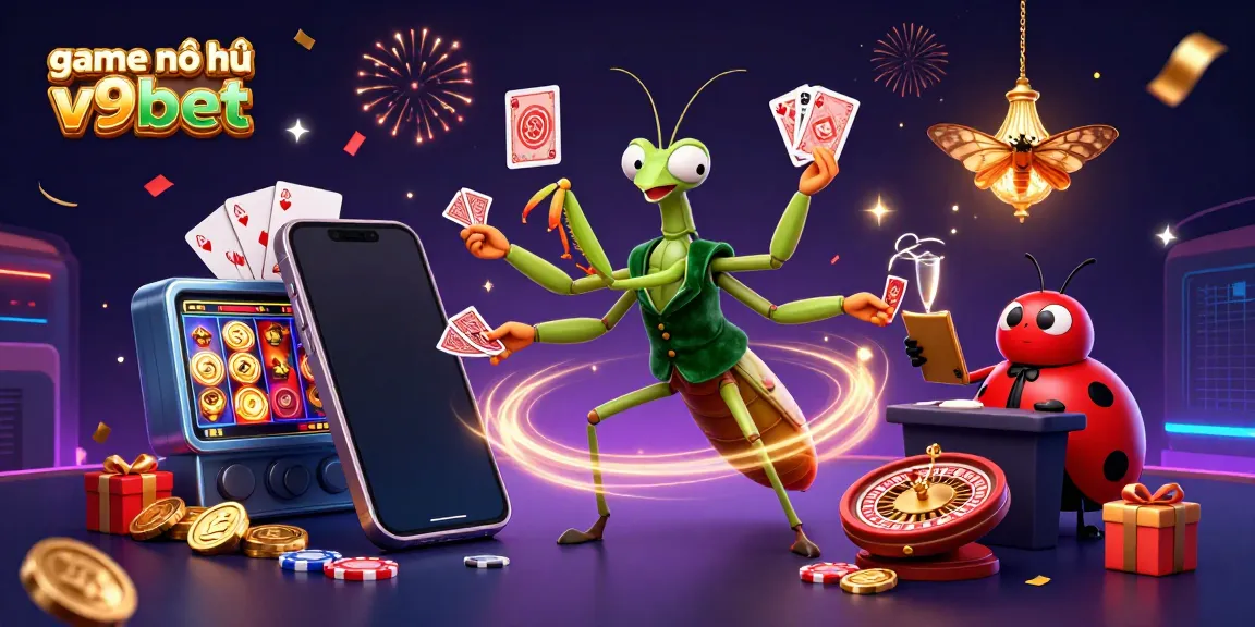 Enjoy thrilling game nổ hũ v9bet with vibrant 3D characters and action-packed casino elements.