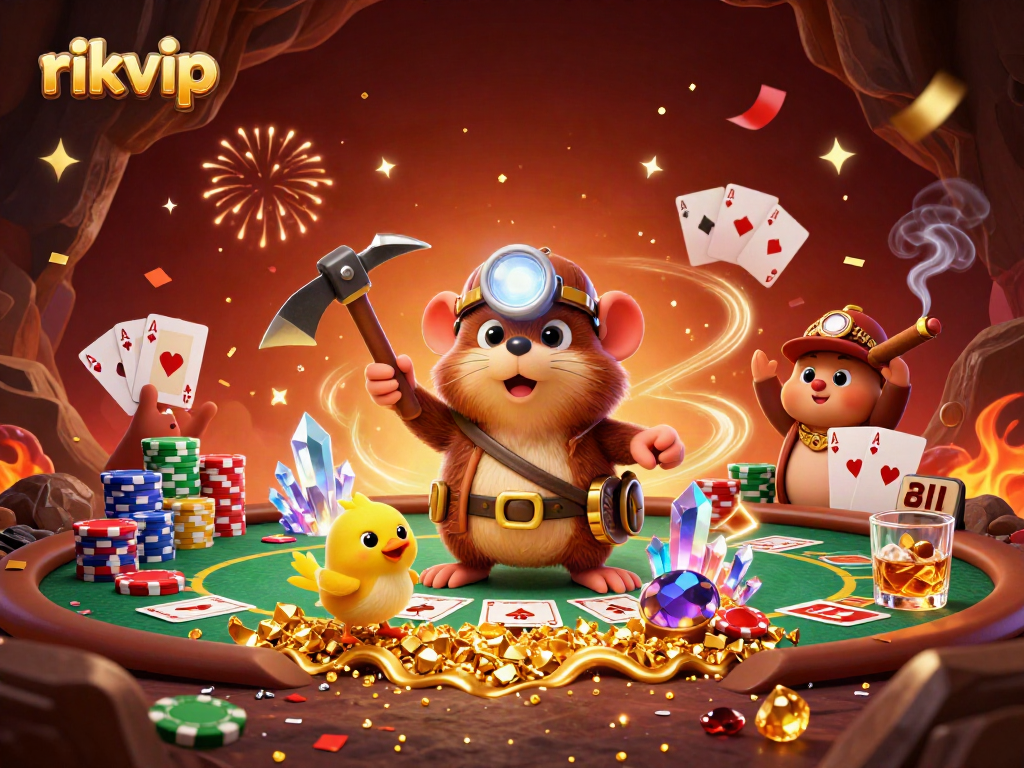 Experience thrilling gambling adventures with rikvip in a vibrant, dynamic casino scene.