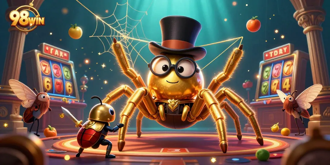 Spin to win big with 98WIN in an exciting slot game adventure filled with vibrant graphics.