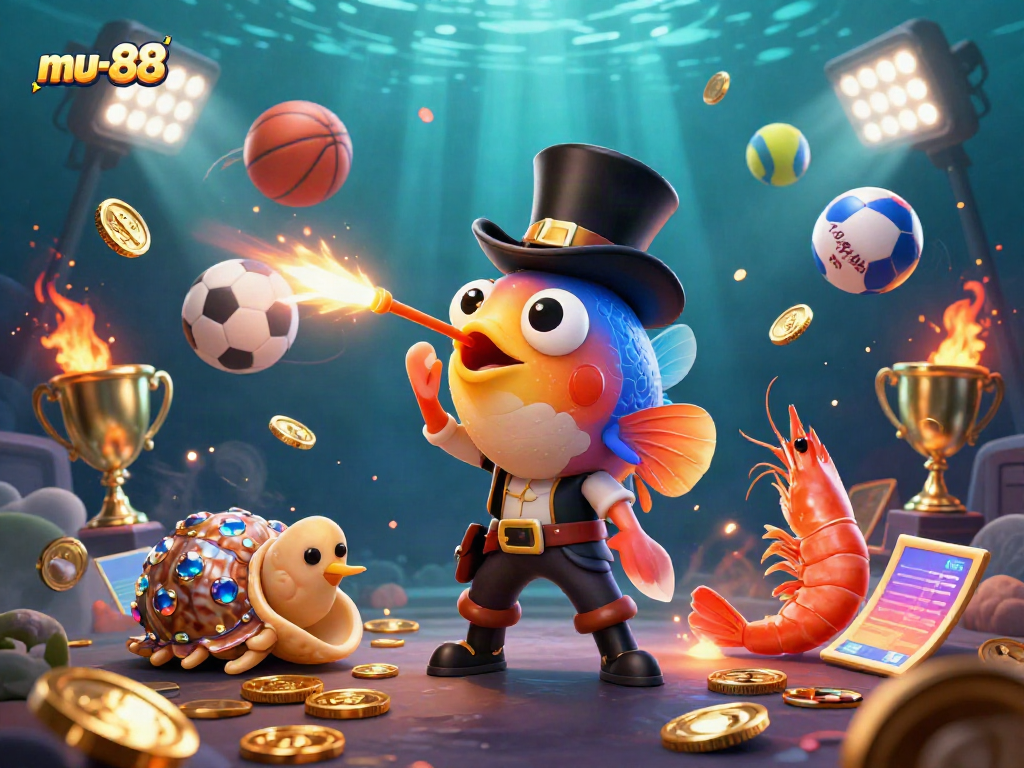 Experience the thrills of online gambling with mu-88 featuring exciting treasure-themed characters.