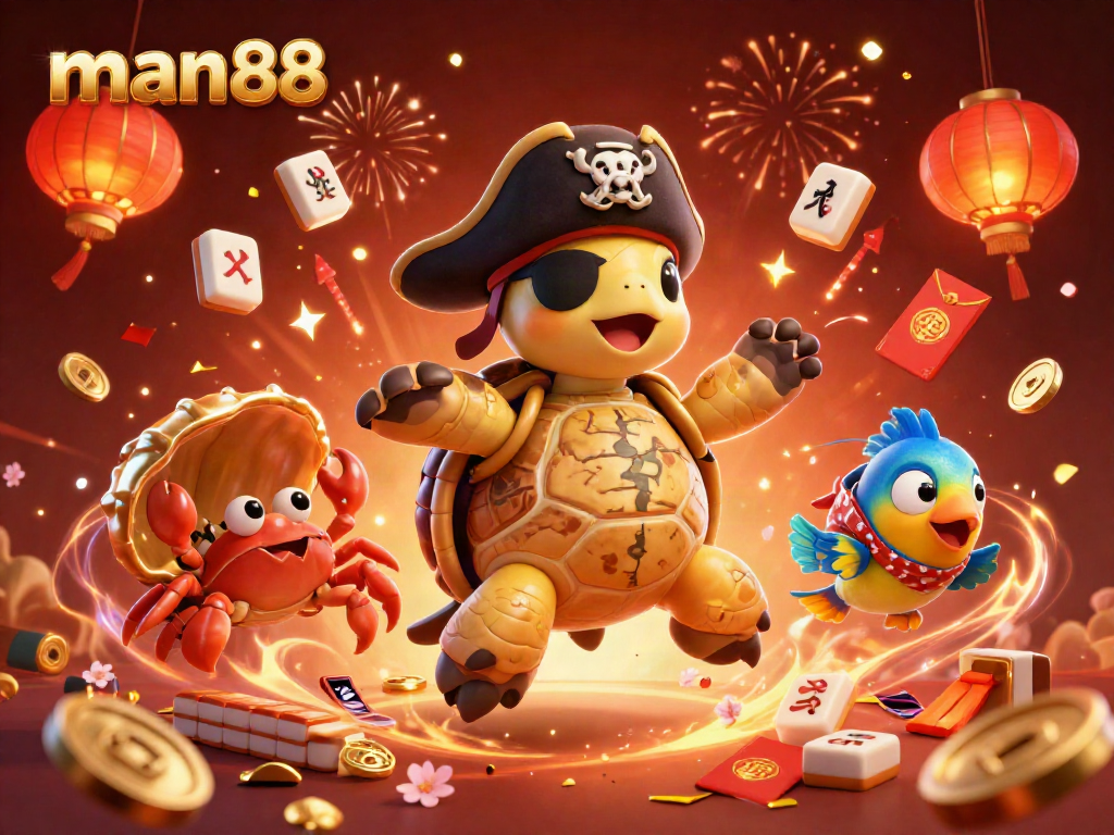 Experience dynamic gaming excitement with man88's vibrant treasures and engaging characters in a winning atmosphere.