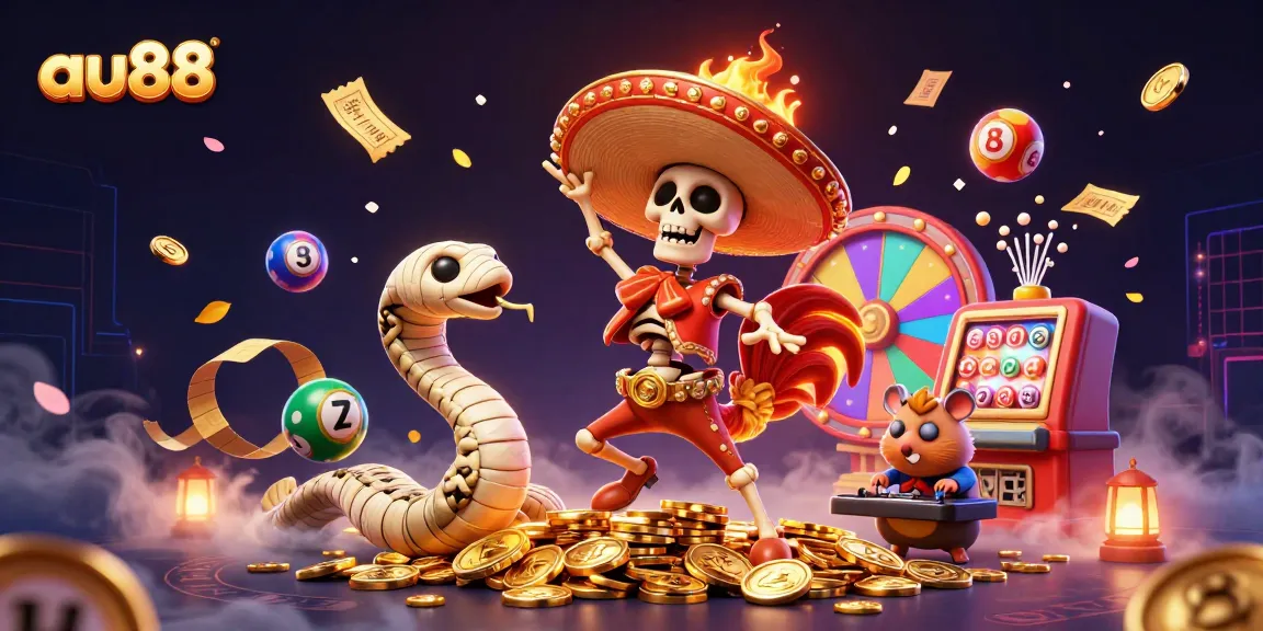 Experience thrilling winnings at au88 with exciting games and vibrant characters in a dynamic casino setting.