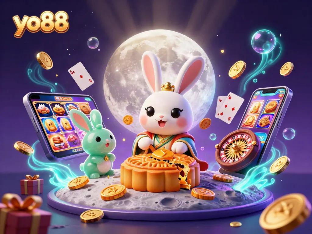 Play thrilling games with yo88 as a moon rabbit unveils poker chips from mooncakes