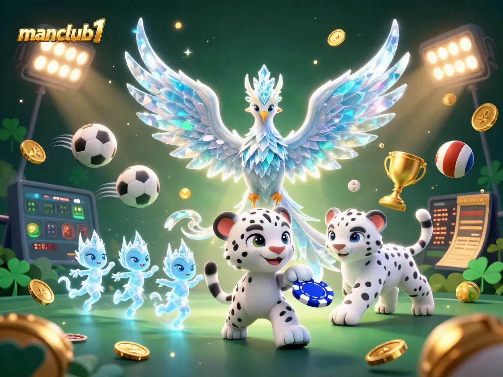 Join the excitement in manclub1 with vibrant sports moments, showcasing an ice phoenix and interactive gaming.