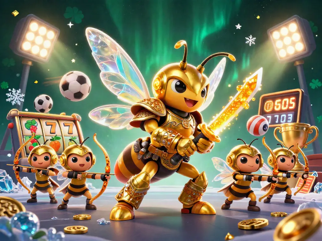 Winlah-app showcases a captivating gaming scene with epic characters and dynamic casino elements.