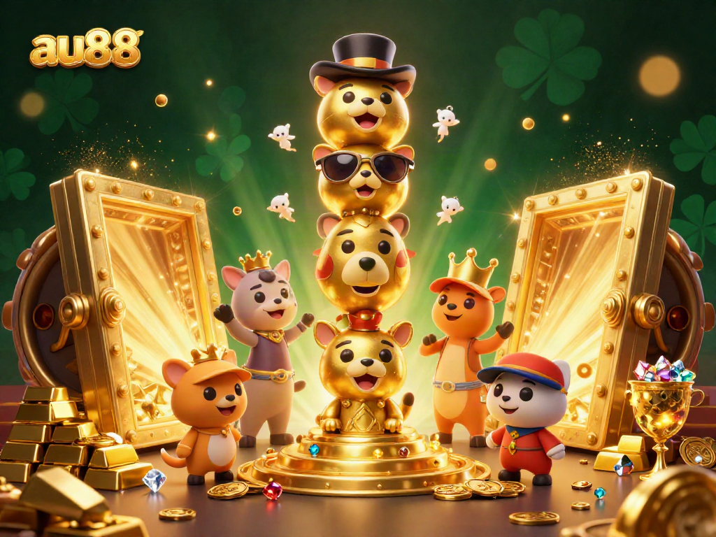 Engage with the exciting world of au88, featuring dynamic golden treasures and a magical totem!