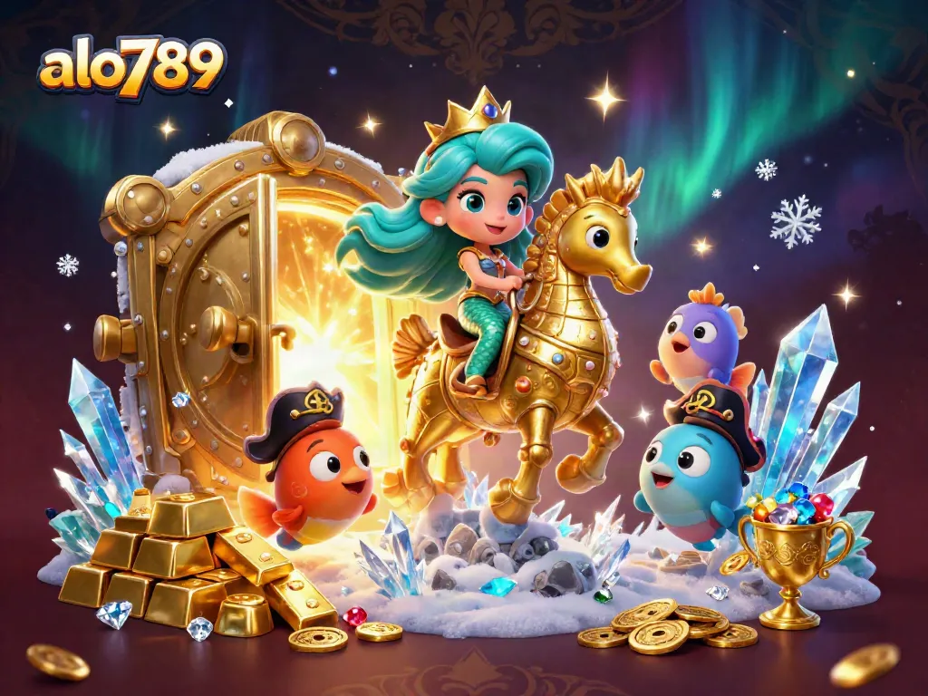 Engage in thrilling gameplay at alo789 with a vibrant mermaid scene showcasing treasure and adventure.