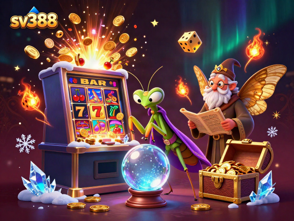 Engage with sv388's immersive 3D casino art featuring mythical characters and thrilling jackpot elements.