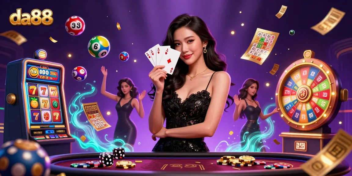 Win big with da88 while enjoying a vibrant casino environment filled with exciting elements!